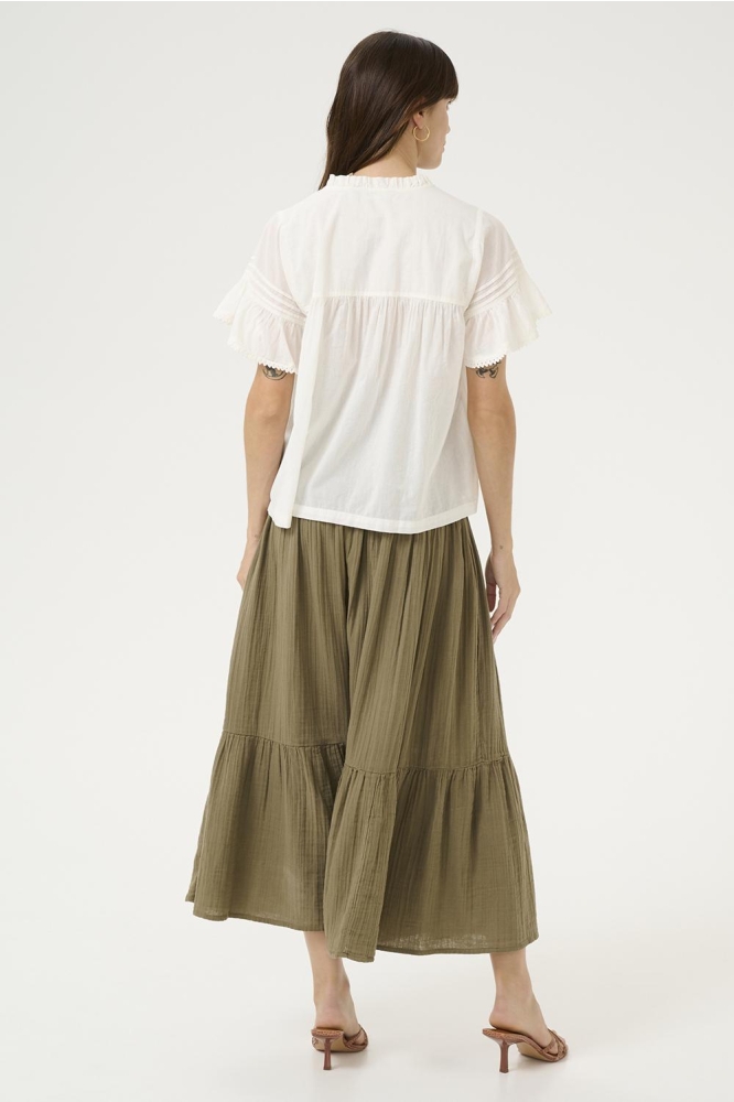 CUCYBELLE SS BLOUSE 50111937 500013 SPRING GARDENIA